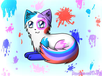 Shaded Chibi, Simple Background Shaded Chibi, Simple Background